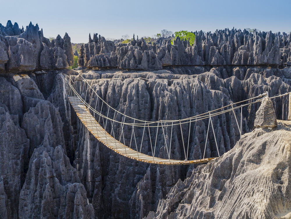Tsingy à Madagascar