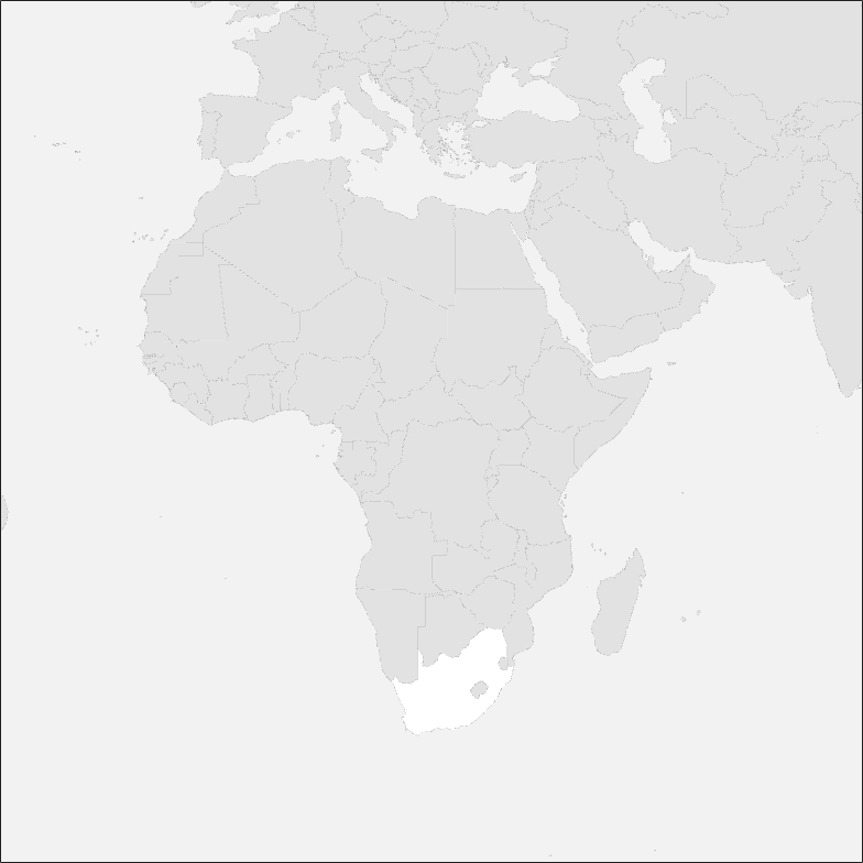 carte Afrique du Sud