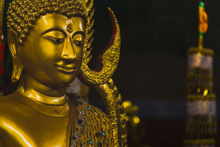 Bouddha doré à Luang Prabang