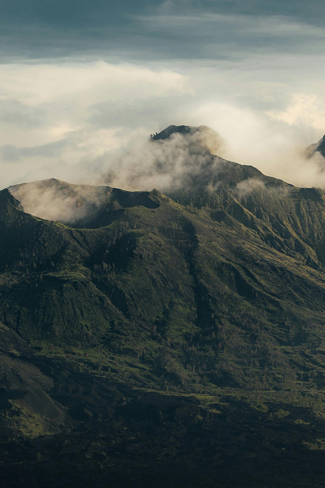 Le volcan Batur