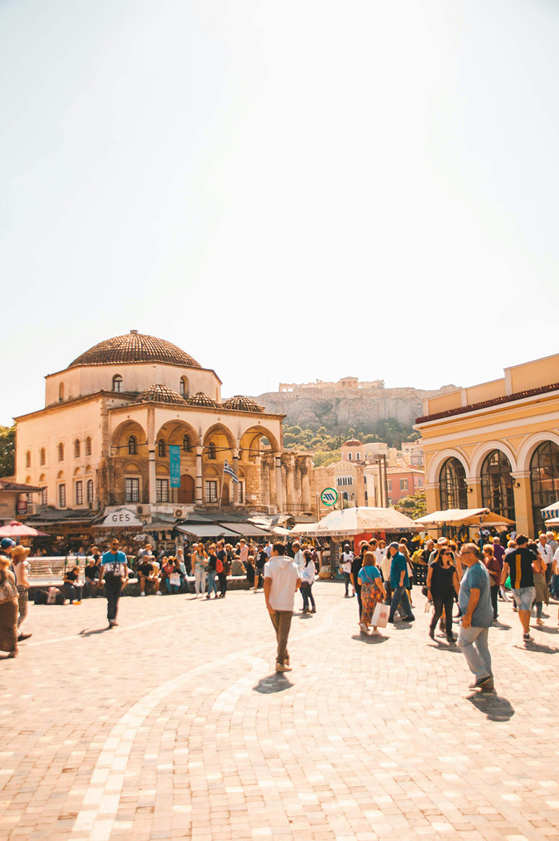 Visite du centre historique d'Athènes en Grèce
