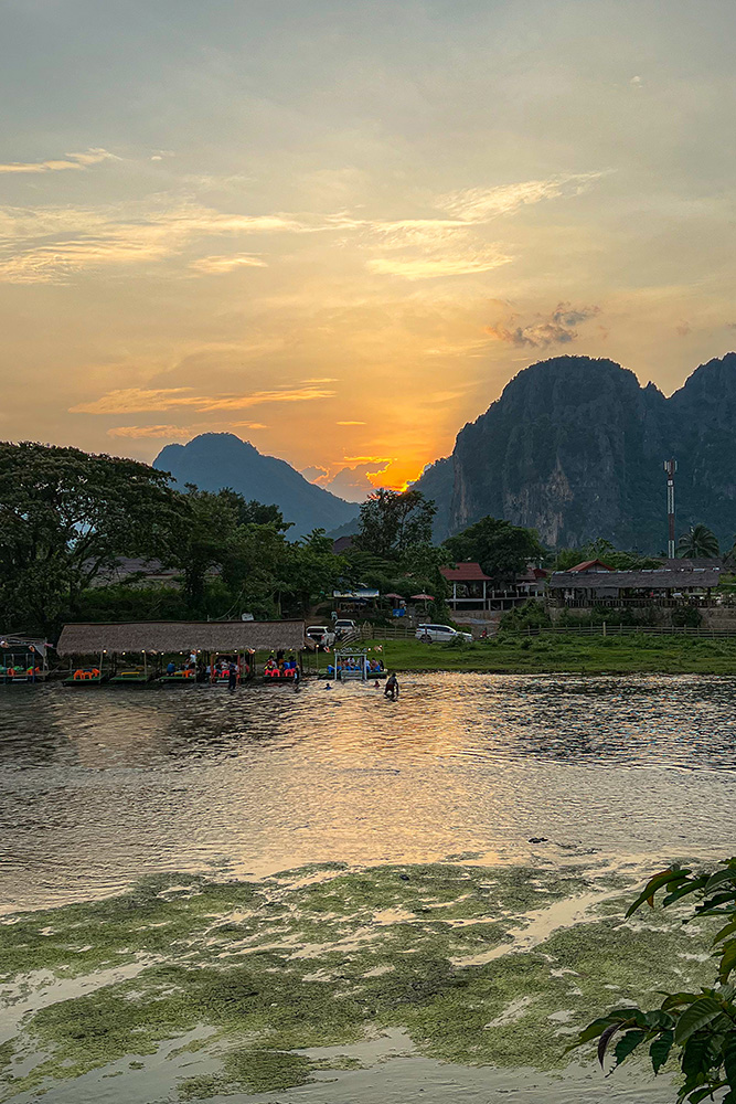 Route vers Vang Vieng