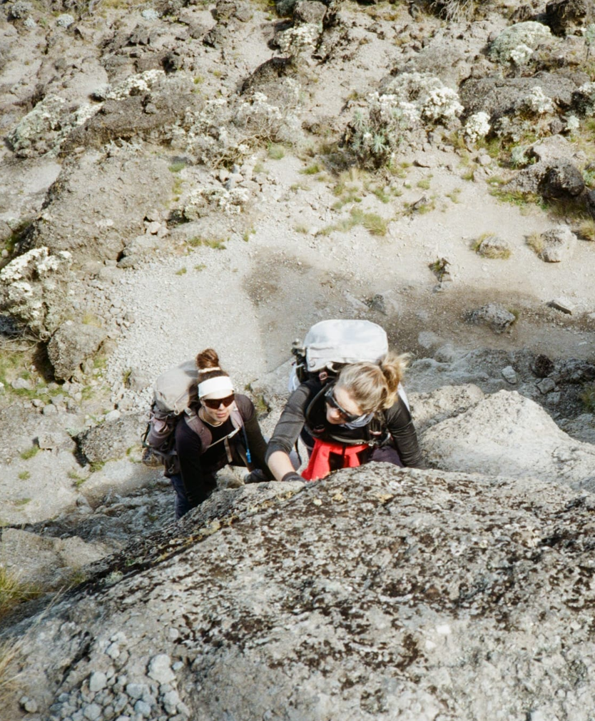 Montée de Barranco et arrivée à Barafu