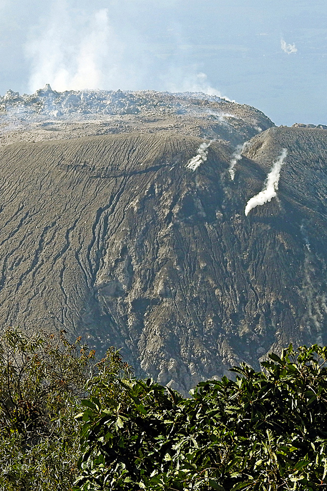 Vue sur le volcan Santiaguito