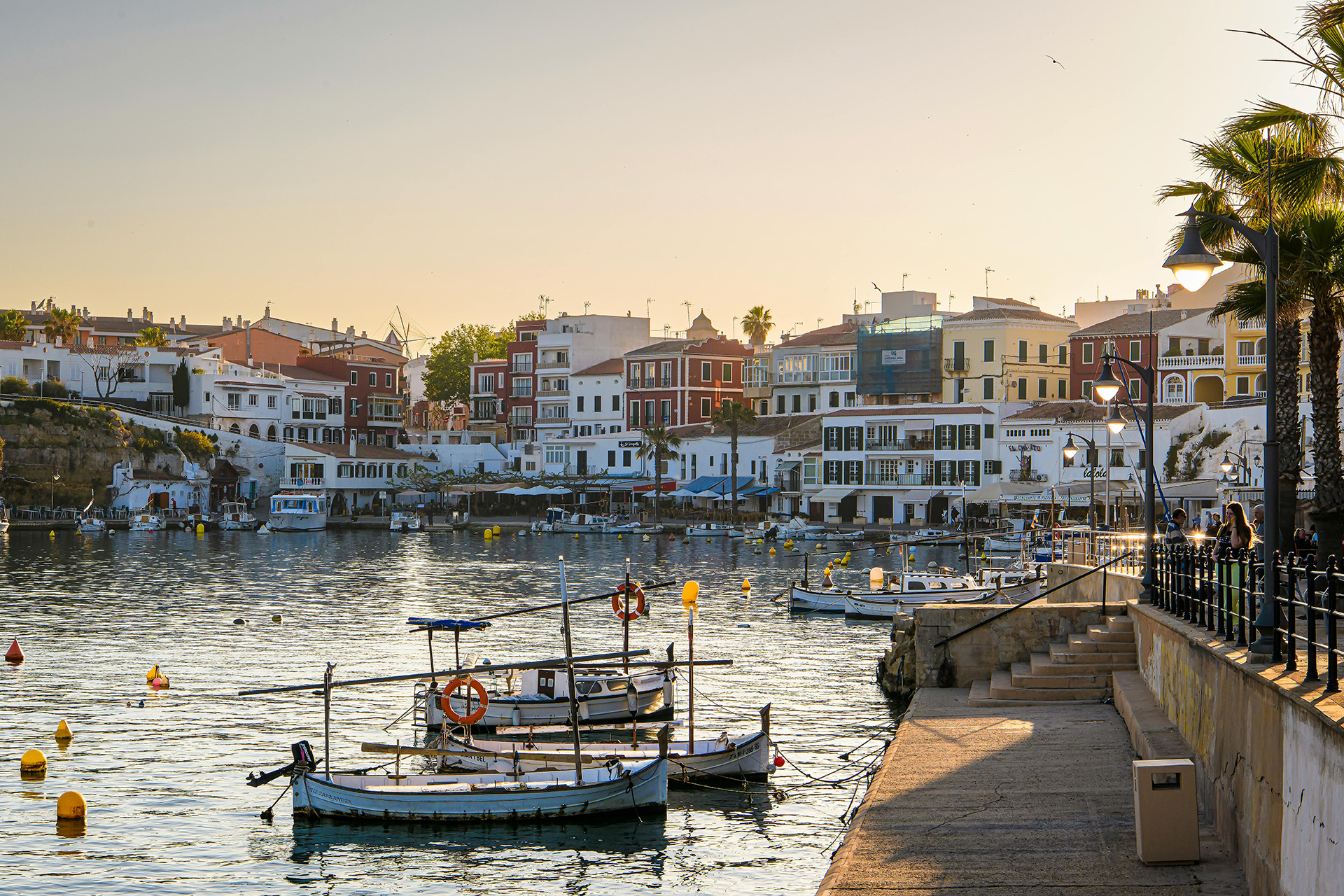 Port de Ciutadella à Minorque dans les Baléares