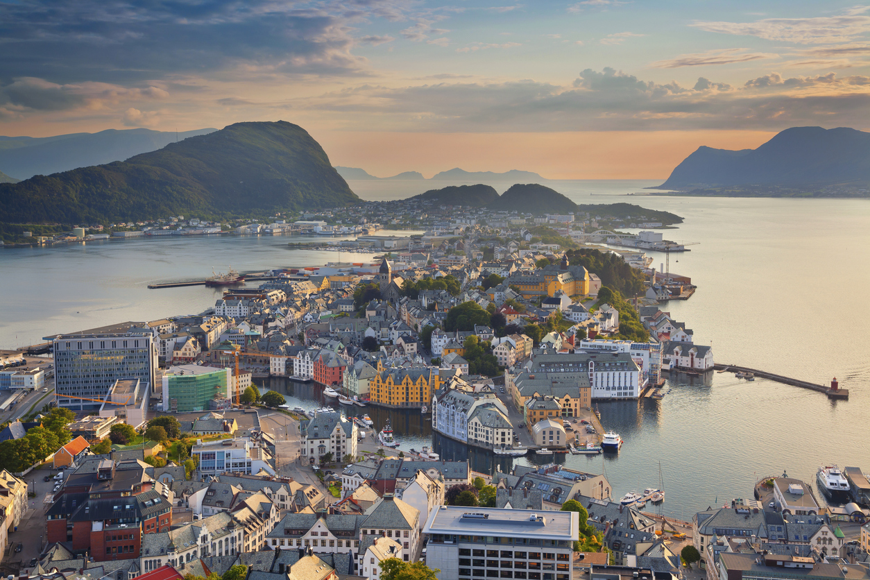 Arrivée à Ålesund