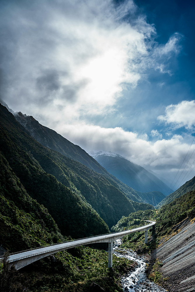 A bord du Tranzalpine