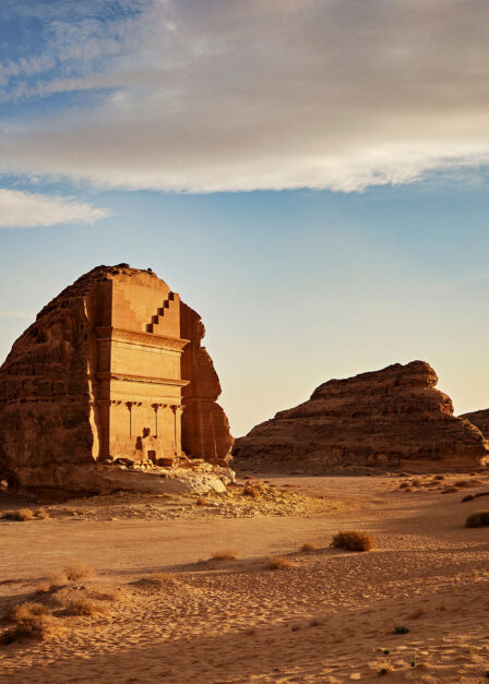 Tombe de Lihyan, fils de Kuza, à Hegra en Arabie Saoudite