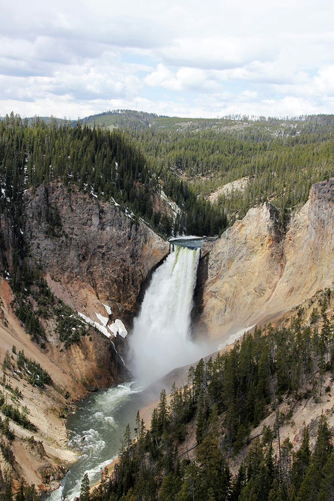 Du canyon de Yellowstone River aux Beartooth Mountains