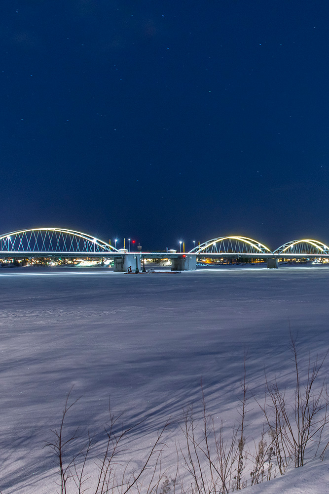 Arrivée dans l'archipel de Luleå