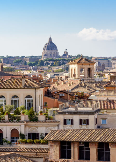 Paysages de la belle ville de Rome en Italie