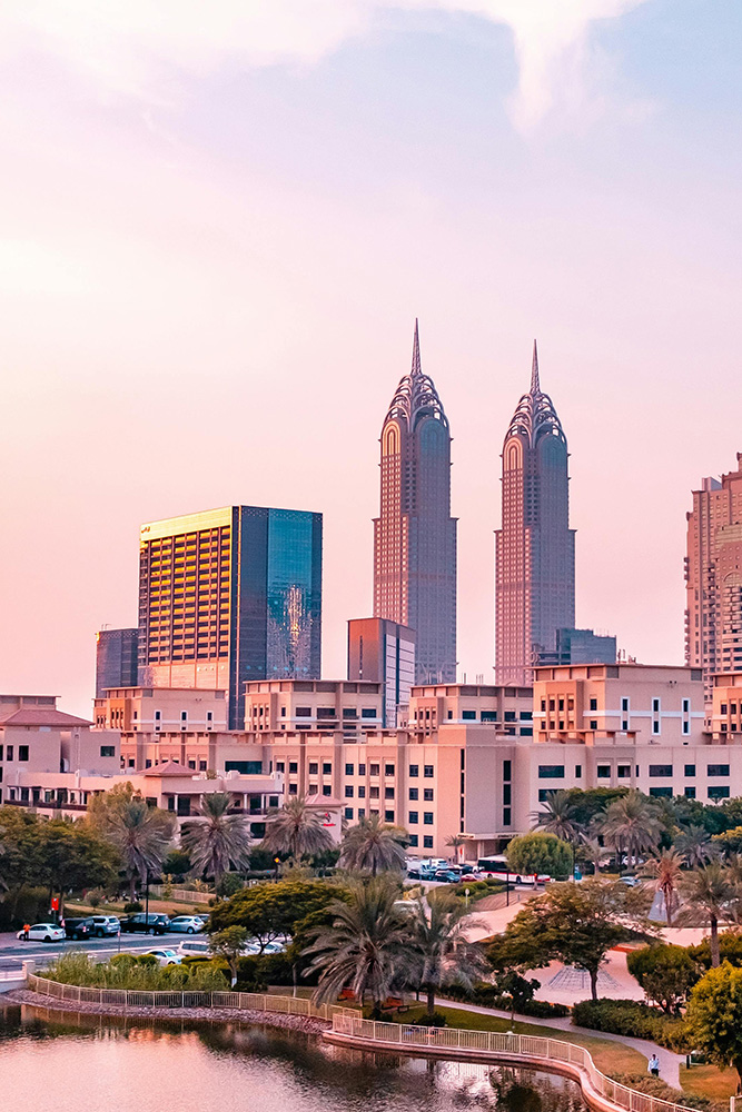 Dans les rues de Dubaï