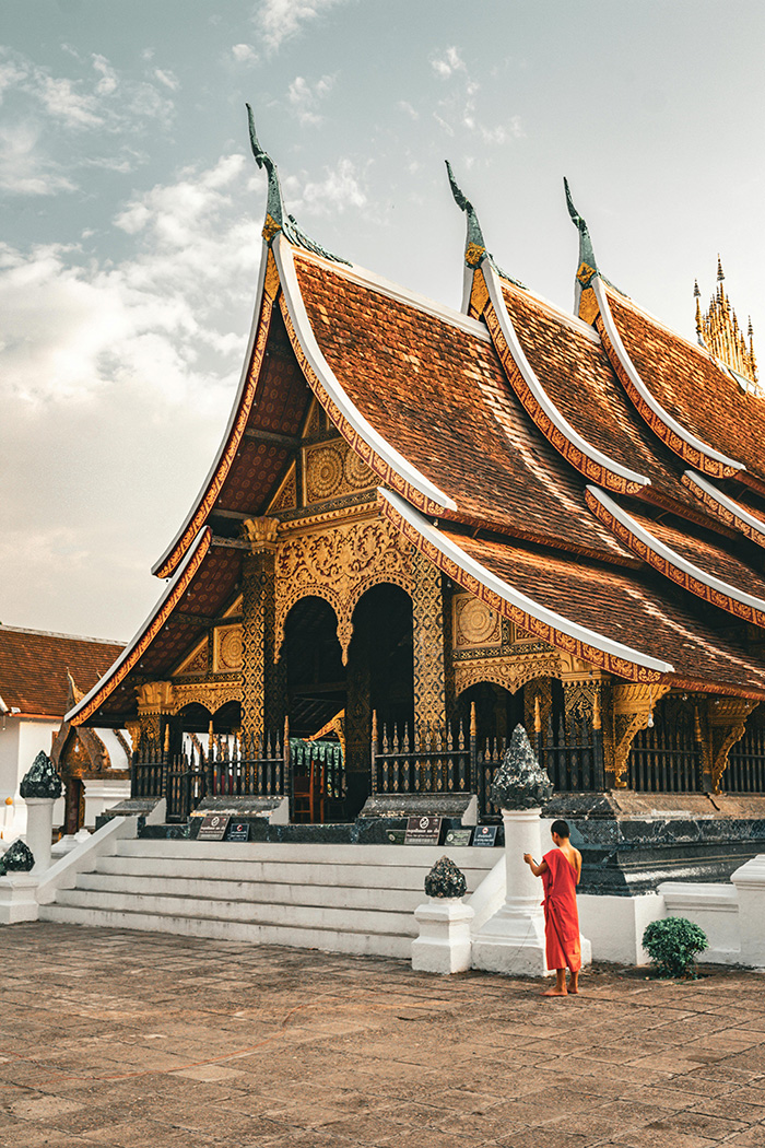 Dans les monastères de Luang Prabang
