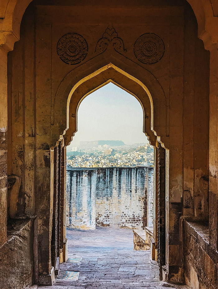 Dans les rues bleues de Jodhpur en Inde