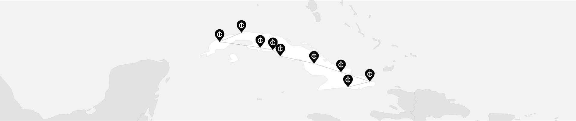 Grande découverte cubaine d'Est en Ouest