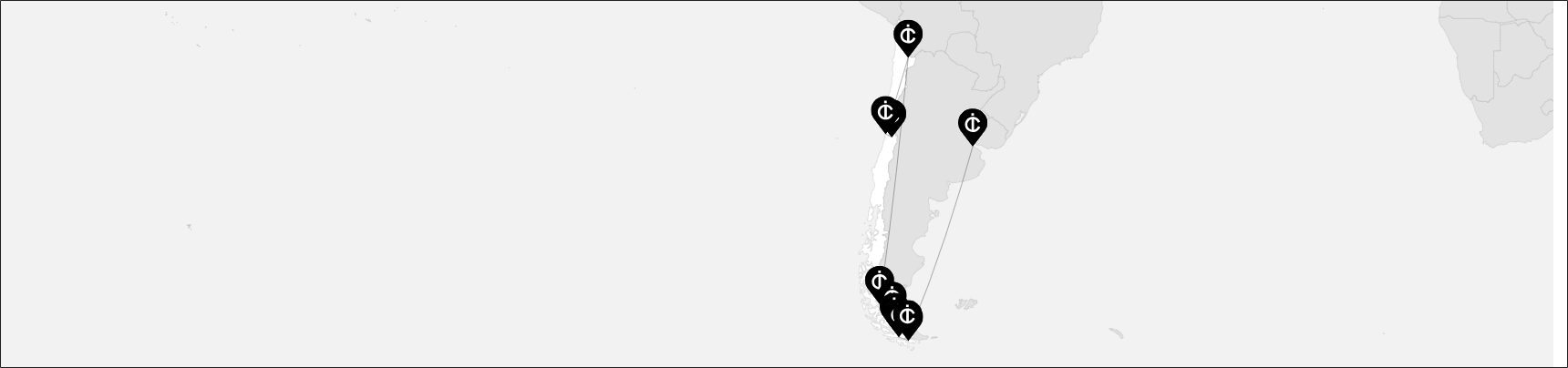 Du désert au Nord à Ushuaia à la pointe sud, en hôtels de luxe et croisière d'expédition