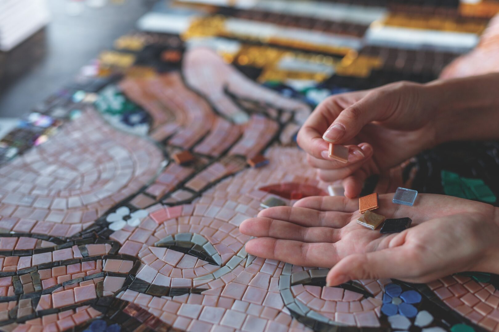 Cours privé de mosaïque traditionnelle