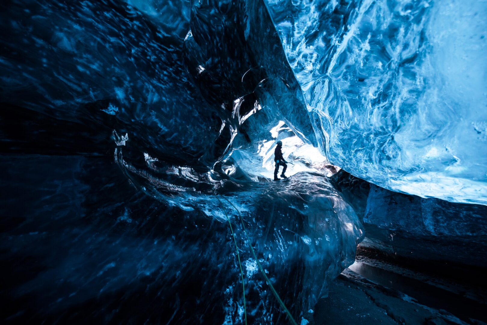 Au coeur du glacier