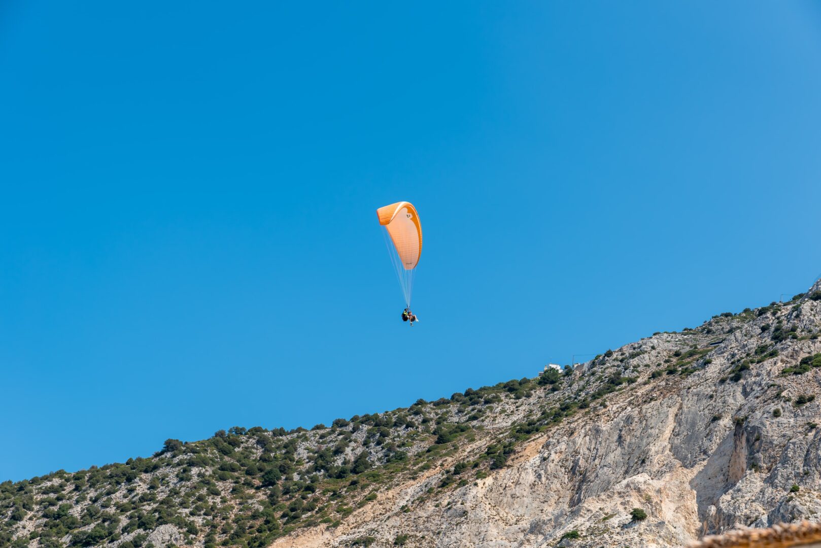 Delphes depuis un parapente