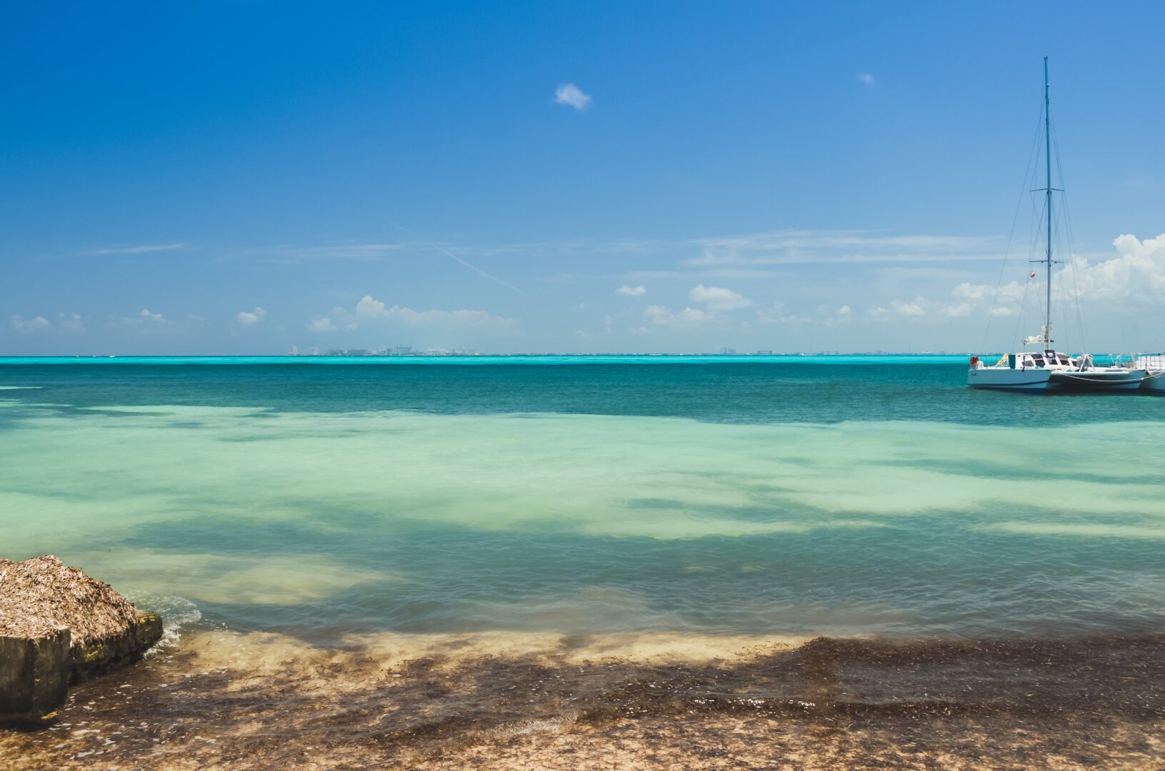 A bord d’un catamaran