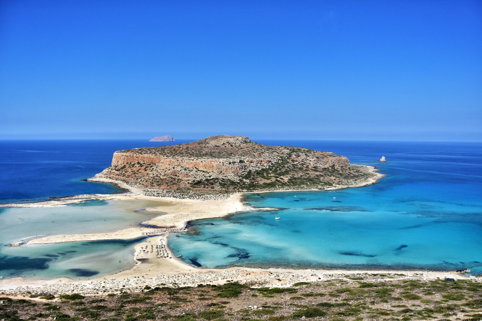 En bateau vers le lagon de Balos