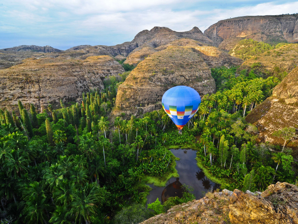 Le Makay en montgolfière