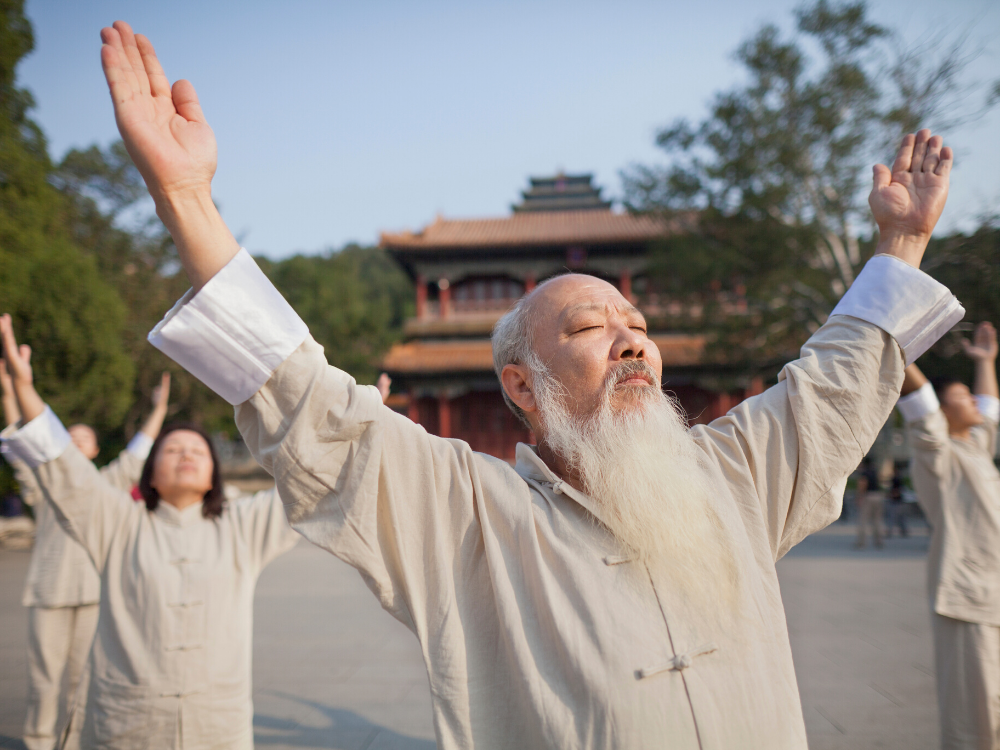 Cours de Tai Chi au temple du ciel