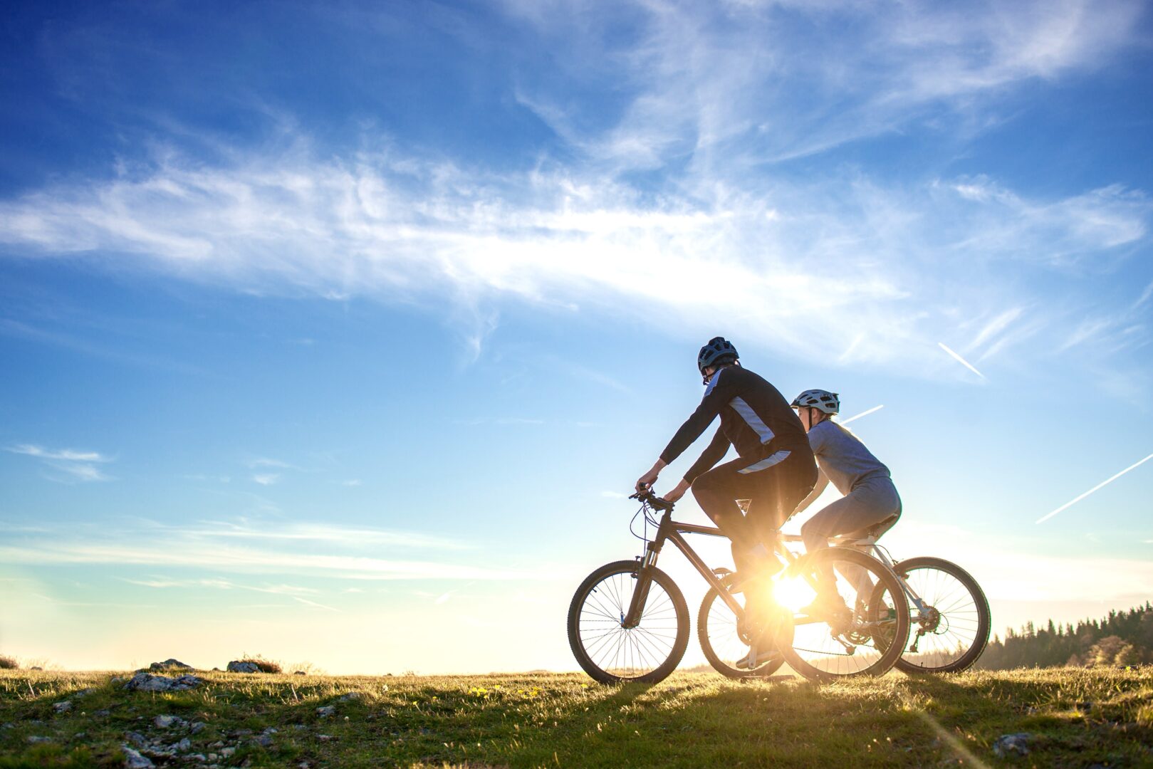VTT dans la brousse