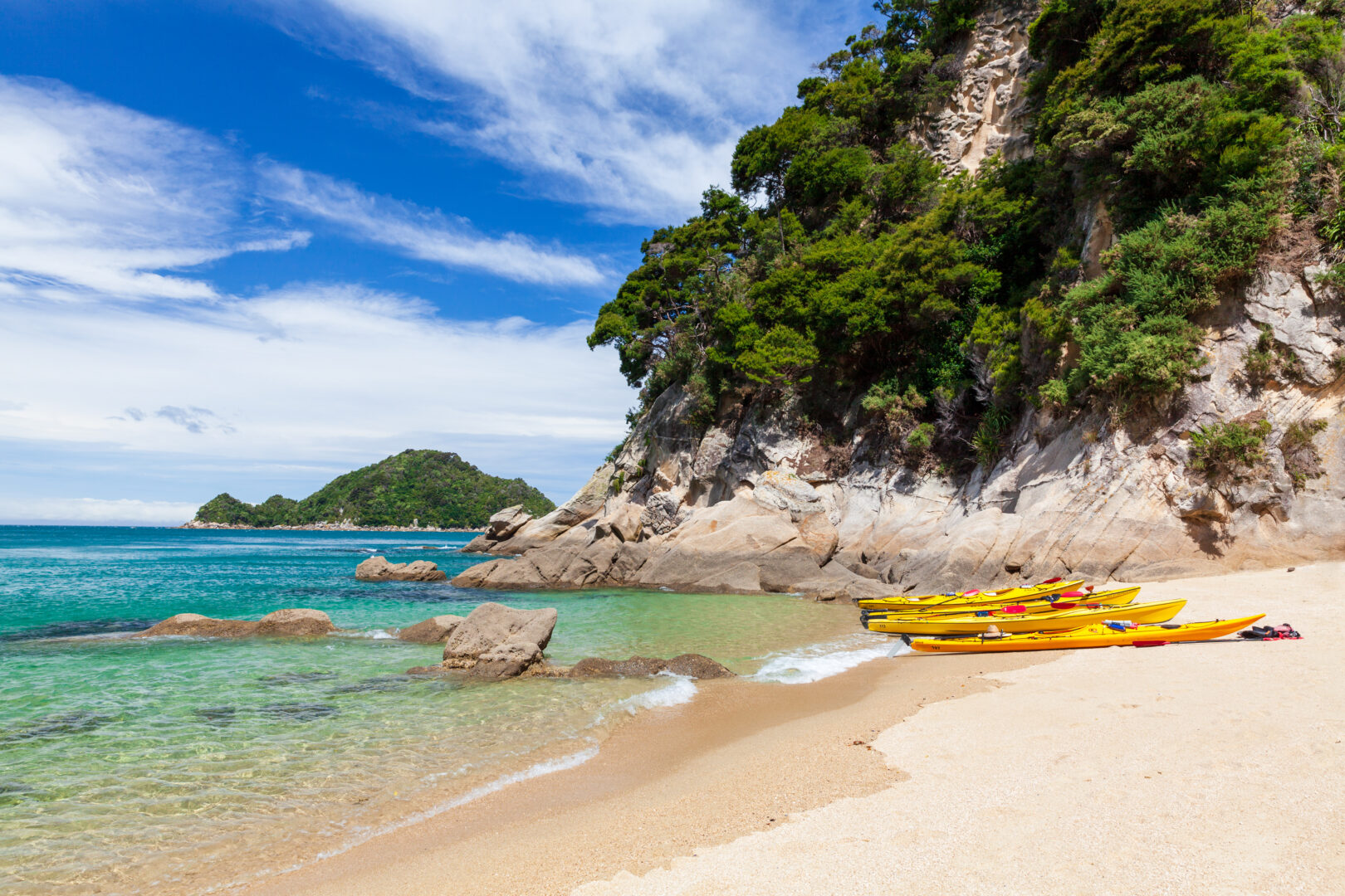 Abel Tasman, sur l’eau comme sur terre