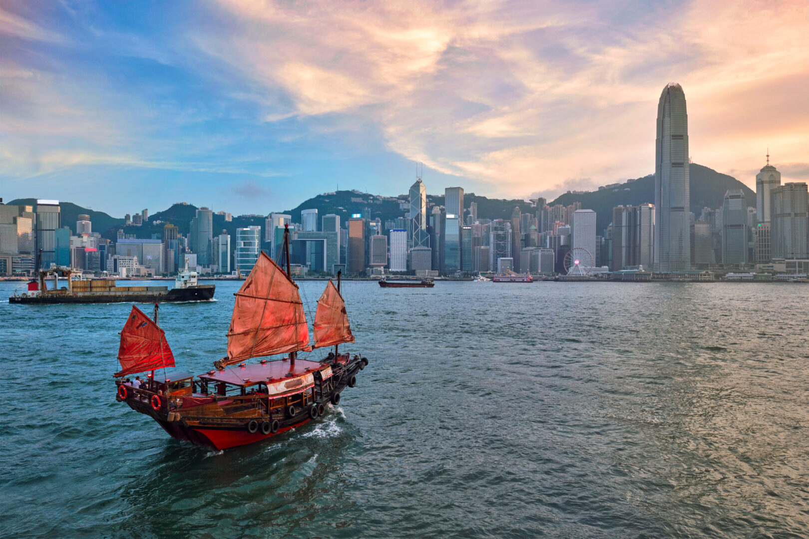 Hong Kong en jonque privée