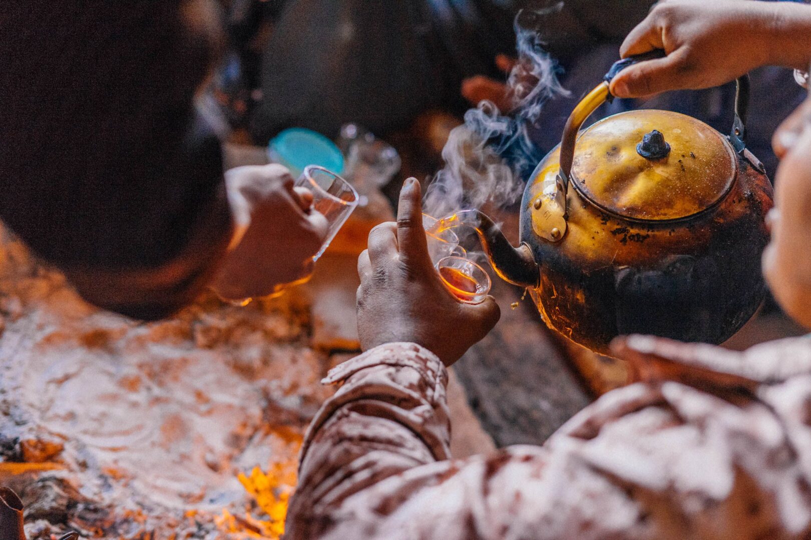Déjeuner avec les bédouins dans le Wadi Rum