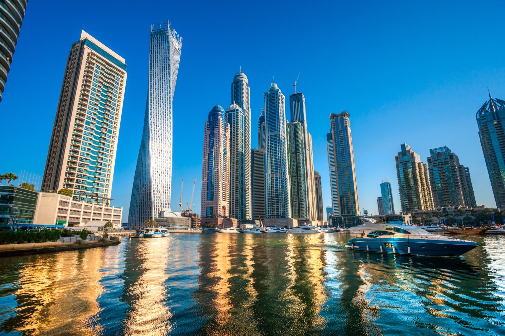 Sur mon yacht à Dubai