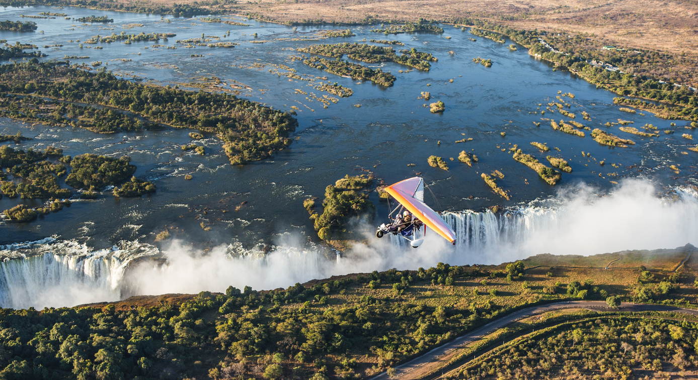 Les chutes Victoria en ULM 