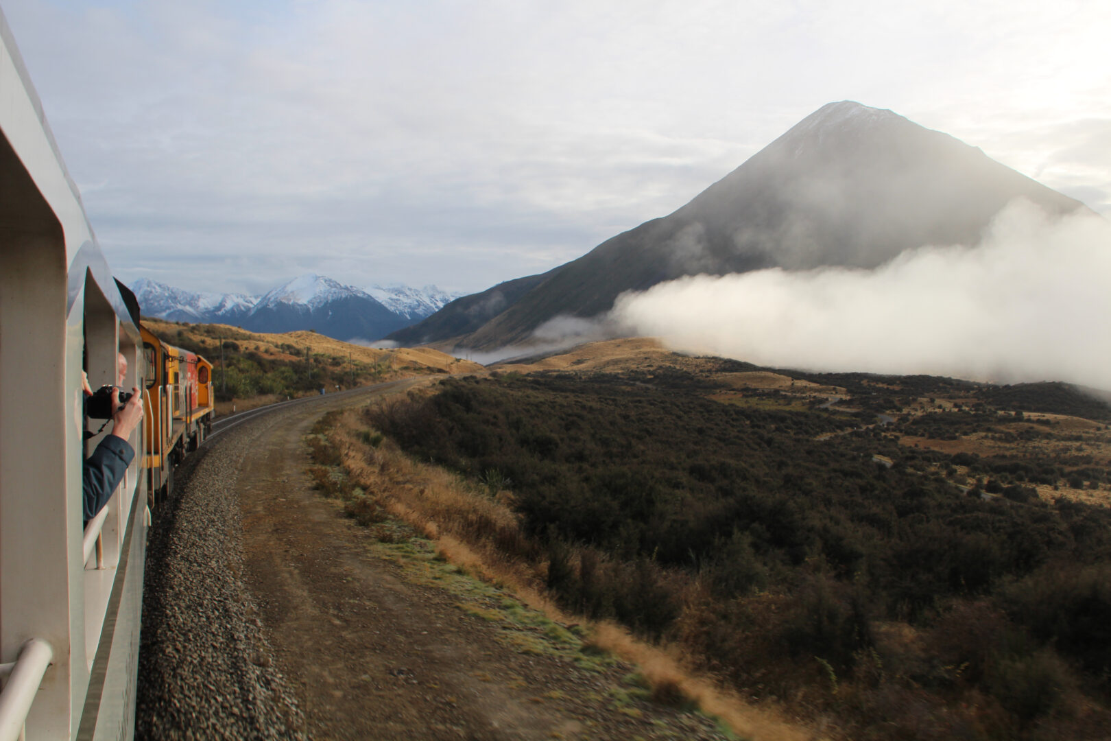 A bord du Tranzalpine