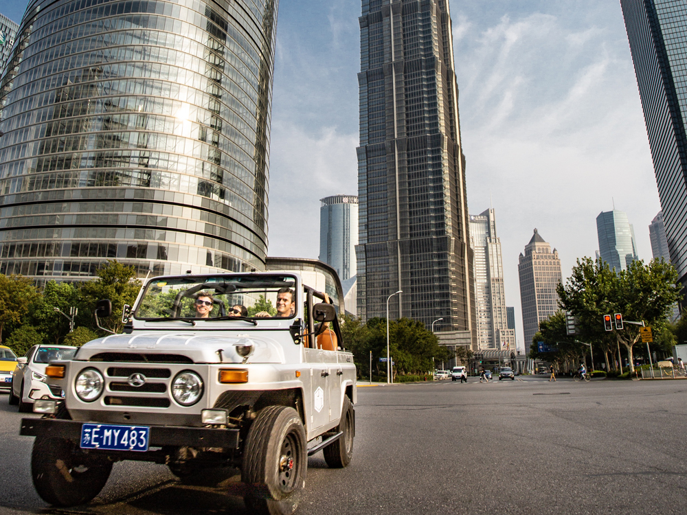 Shanghai secret en Jeep