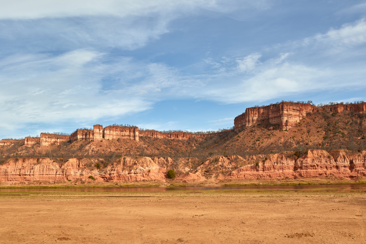 Chilojo cliffs in Gonarezhou National Par