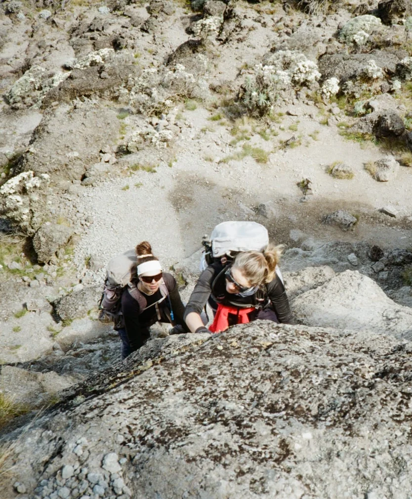 Montée de Barranco et arrivée à Barafu