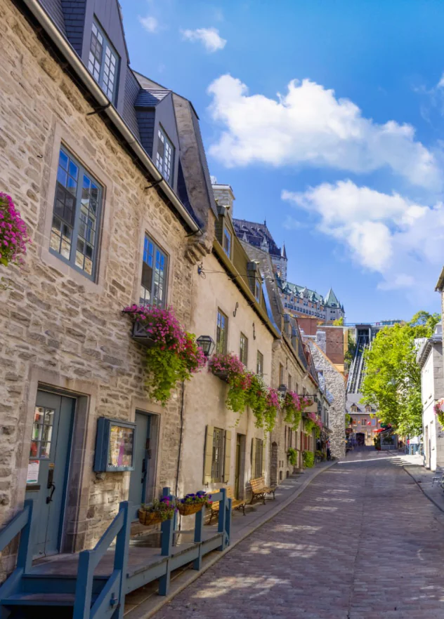 Aux côtés d'un guide à Québec