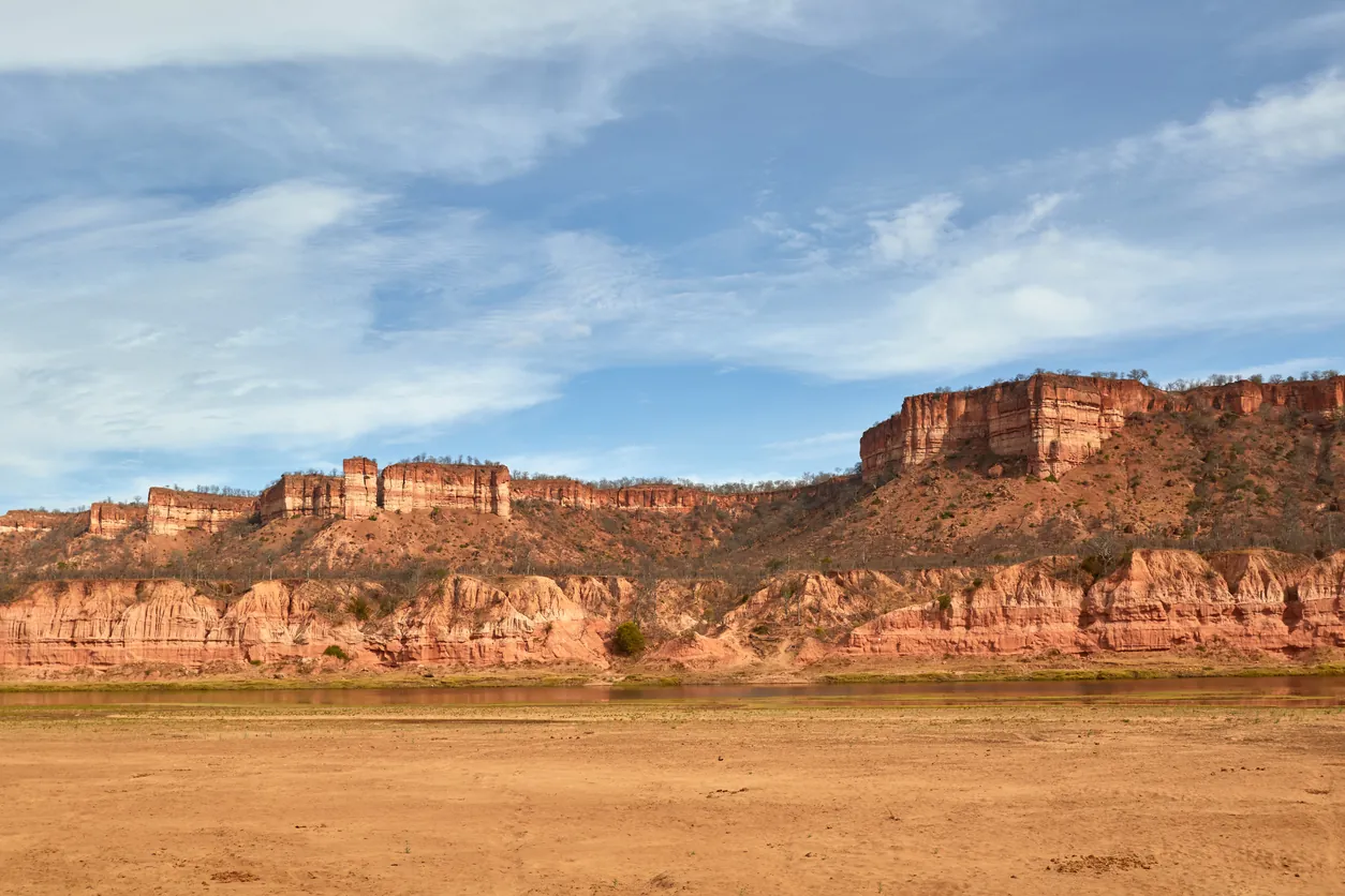 Chilojo cliffs in Gonarezhou National Par
