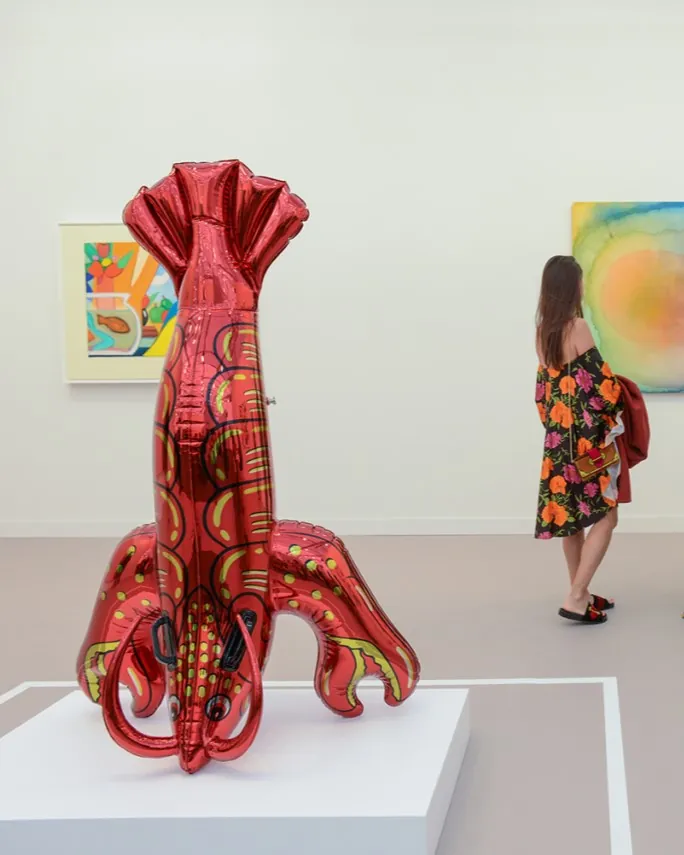 Oeuvre exposée lors de la biennale en Corée du Sud