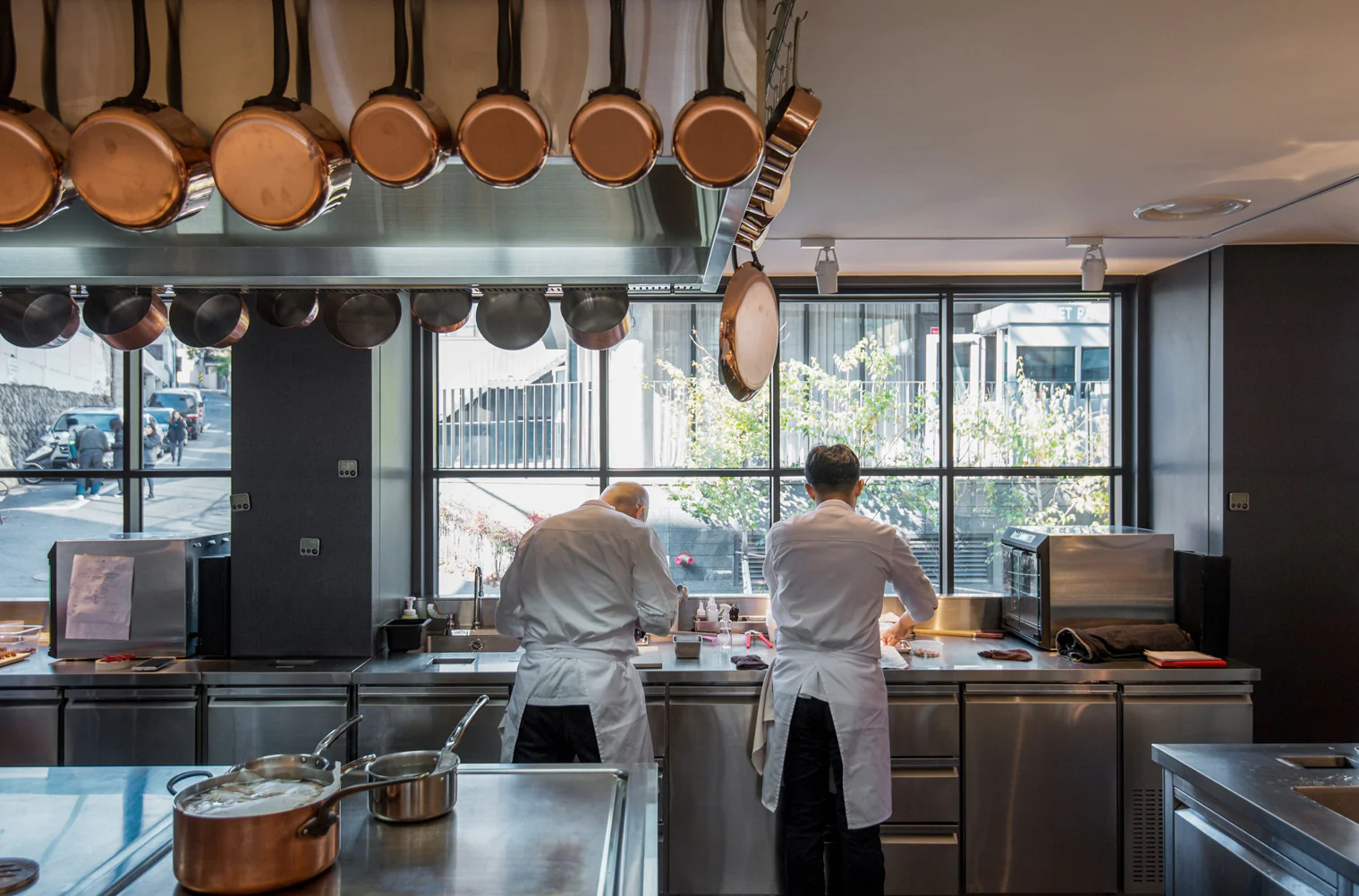 Conversation gourmande avec un chef à Séoul