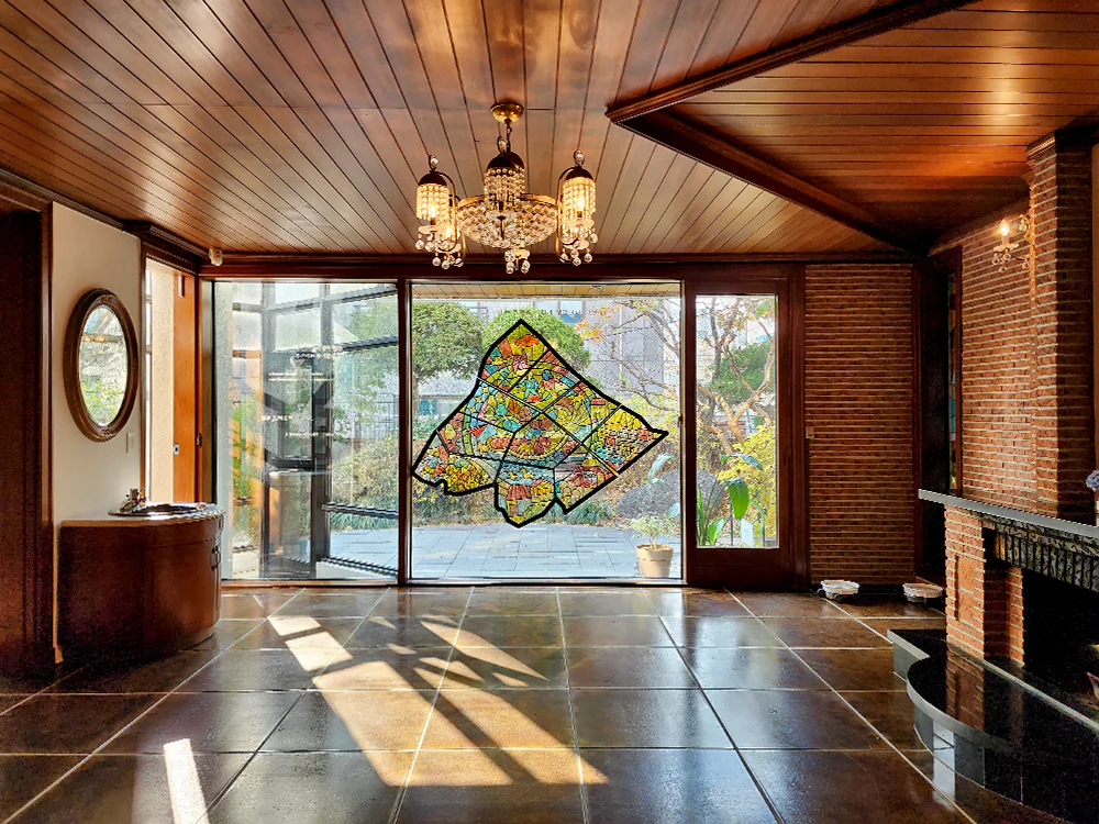 Conversation privée dans une maison d’architecte à Séoul