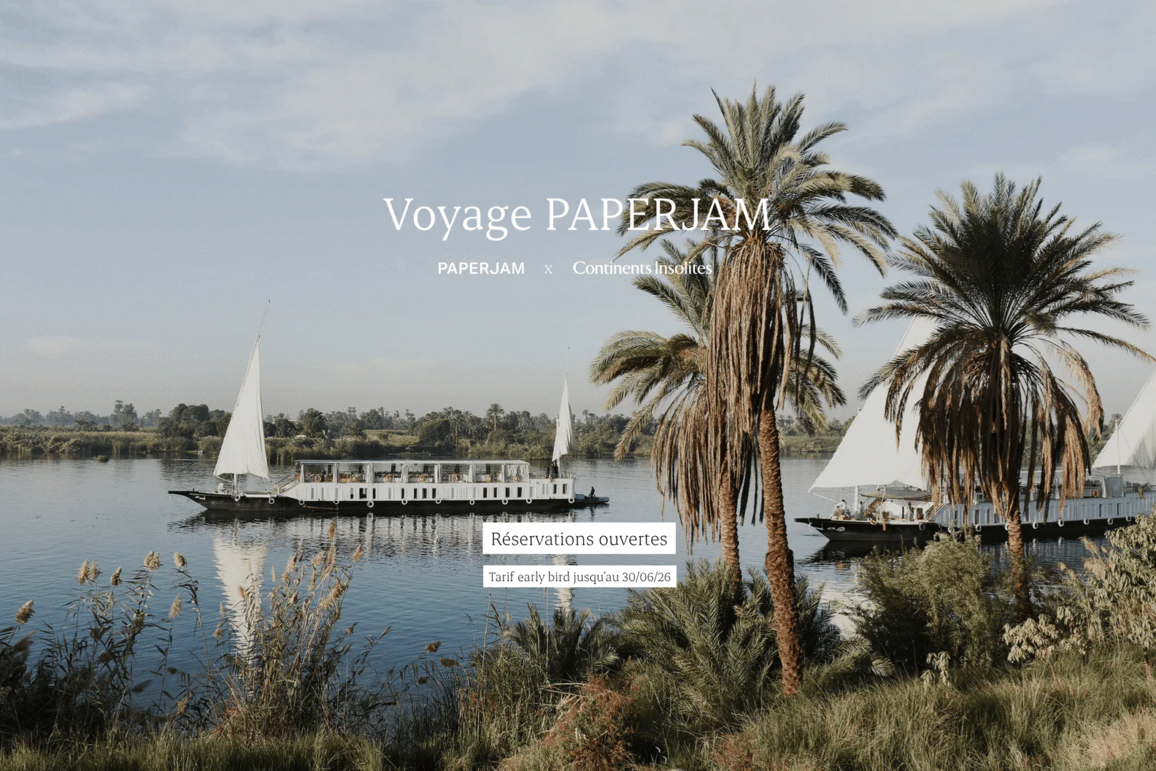 Trésors d'Egypte, au rythme du Nil - novembre 2026