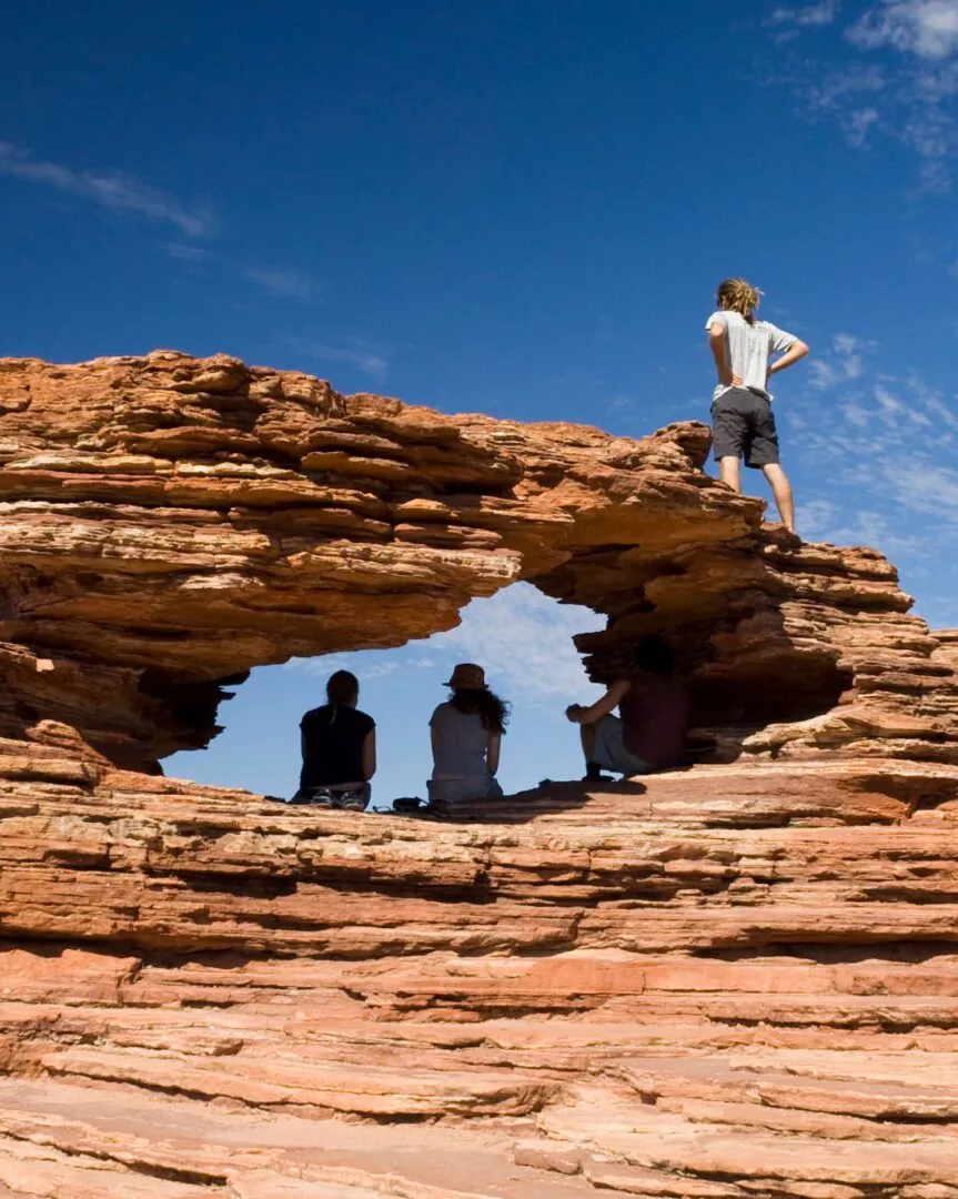 Kalbarri - Au-dessus des gorges de la Murchison